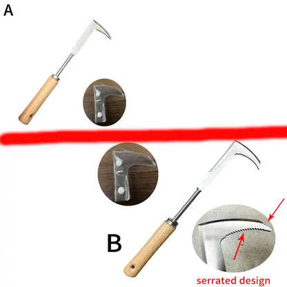 L-Shaped Manual Weeding Tool