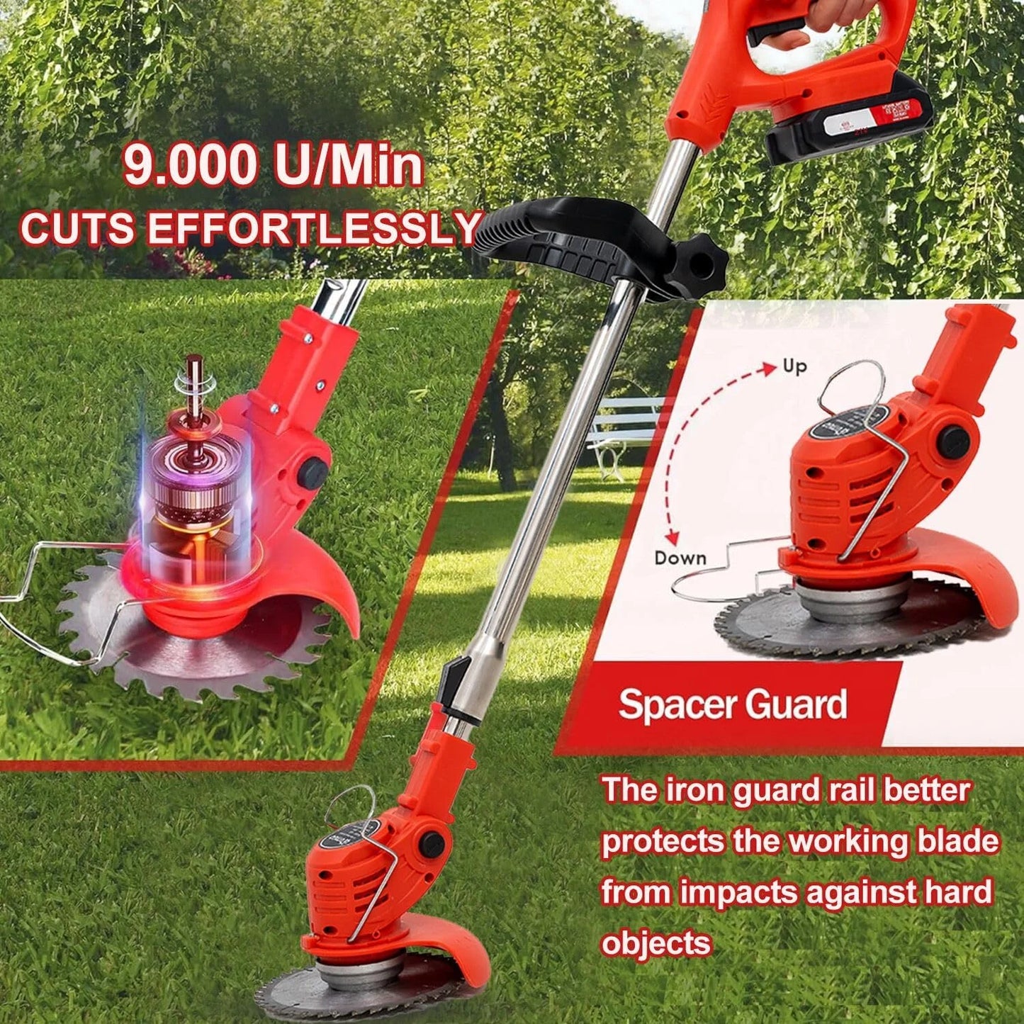 Cordless String Trimmer, Edger & Weed Trimmer